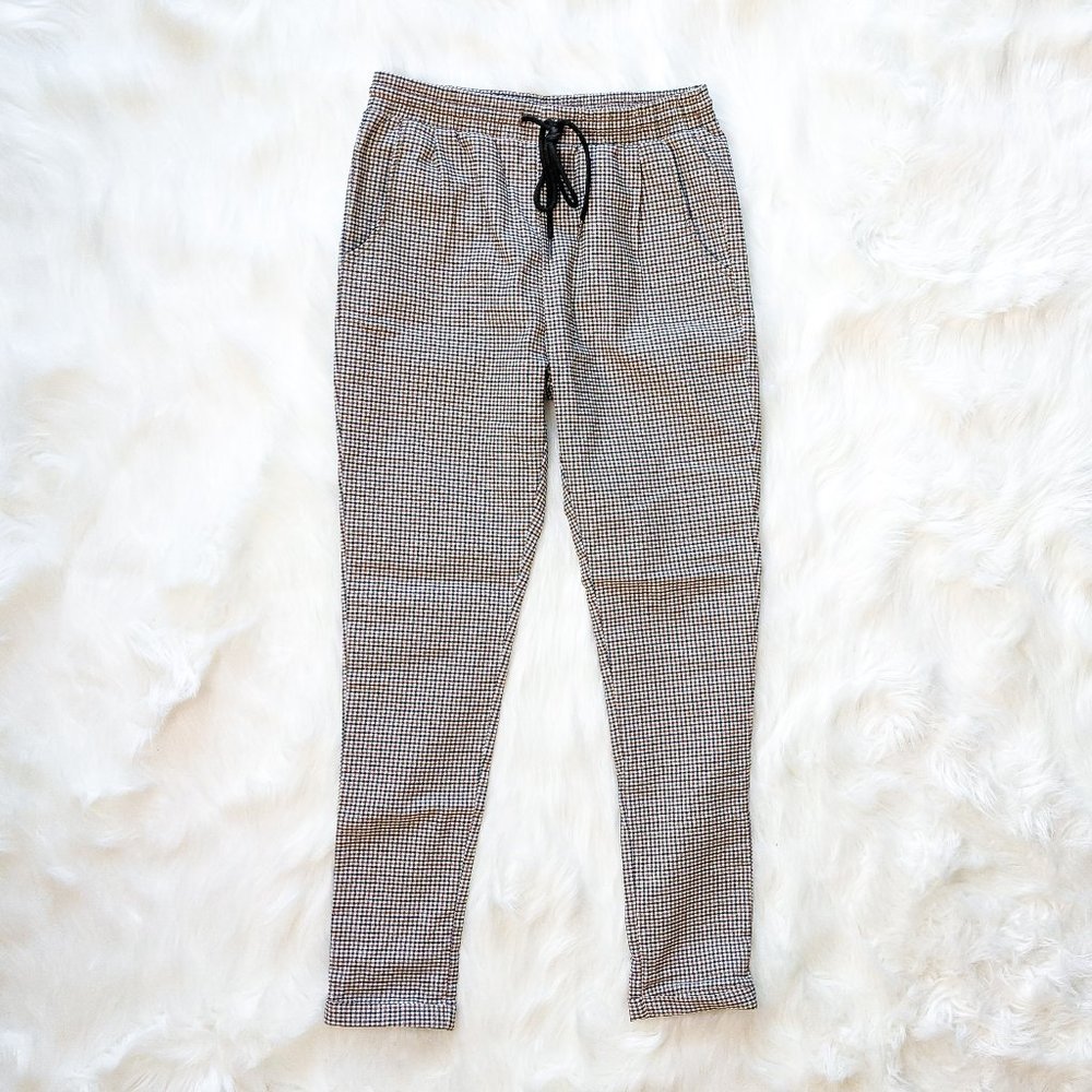 Shinestar Houndstooth Jogger Stretch Pant
